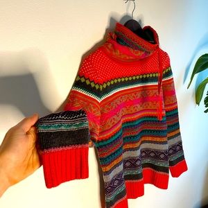 Neve merino wool women’s ski sweater